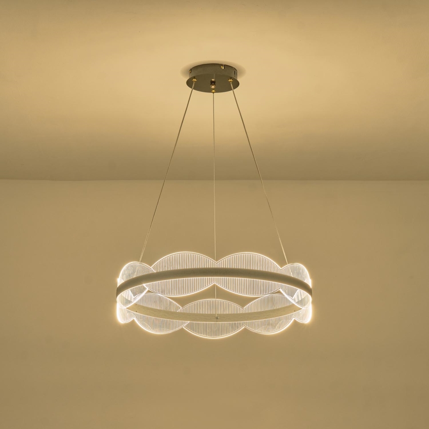 LED Luster na sajli LED/60W/230V 3000K