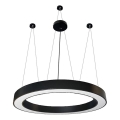 LED Luster na sajli LED/60W/230V 4000K pr. 120 cm crna