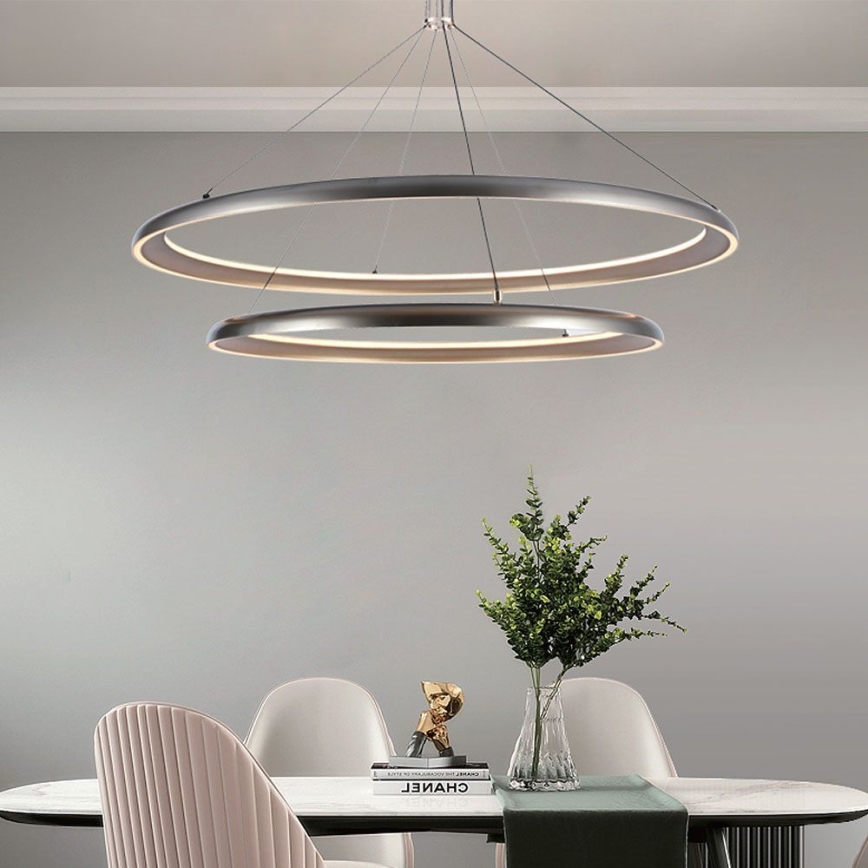 LED Luster na sajli LED/65W/230V 3000K