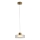 LED Luster na sajli LED/8W/230V 3000K zlatna/prozirna