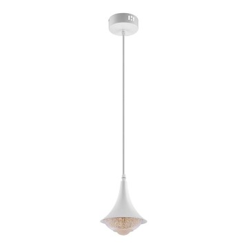 LED Luster na sajli LED/9W/230V pr. 14 cm bijela