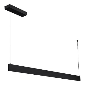 LED luster na sajli LINEA LED/36W/230V 3000/4000/5700K CRI 90 crna