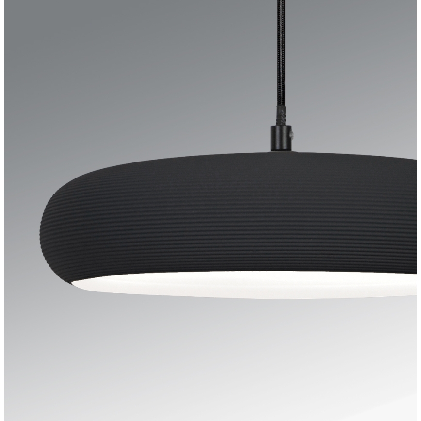 LED luster na sajli LOGAN LED/11W/230V crni