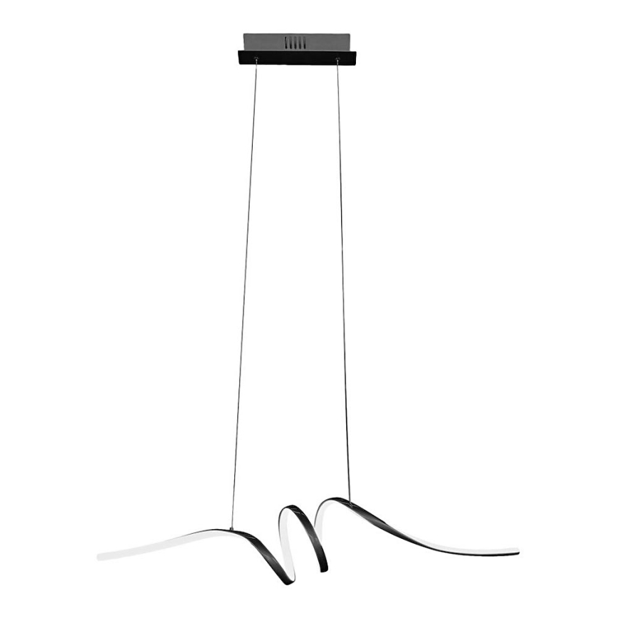 LED Luster na sajli LOOP LED/28W/230V crna
