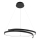 LED Luster na sajli LORENZO LED/35W/230V crna