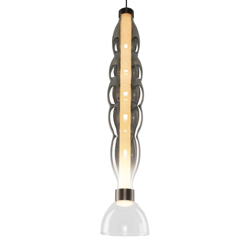 LED Luster na sajli LUCCO LED/18W/230V pr. 15 cm dimna
