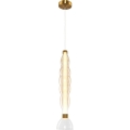 LED Luster na sajli LUCCO LED/18W/230V pr. 15 cm zlatna