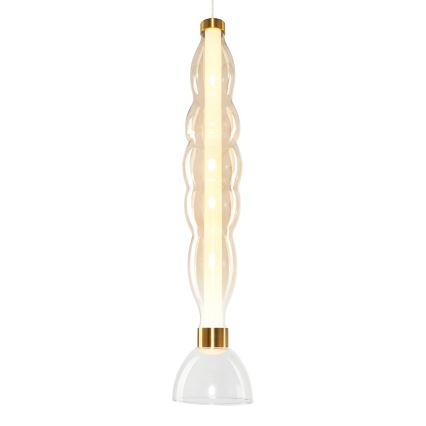 LED Luster na sajli LUCCO LED/18W/230V pr. 15 cm zlatna