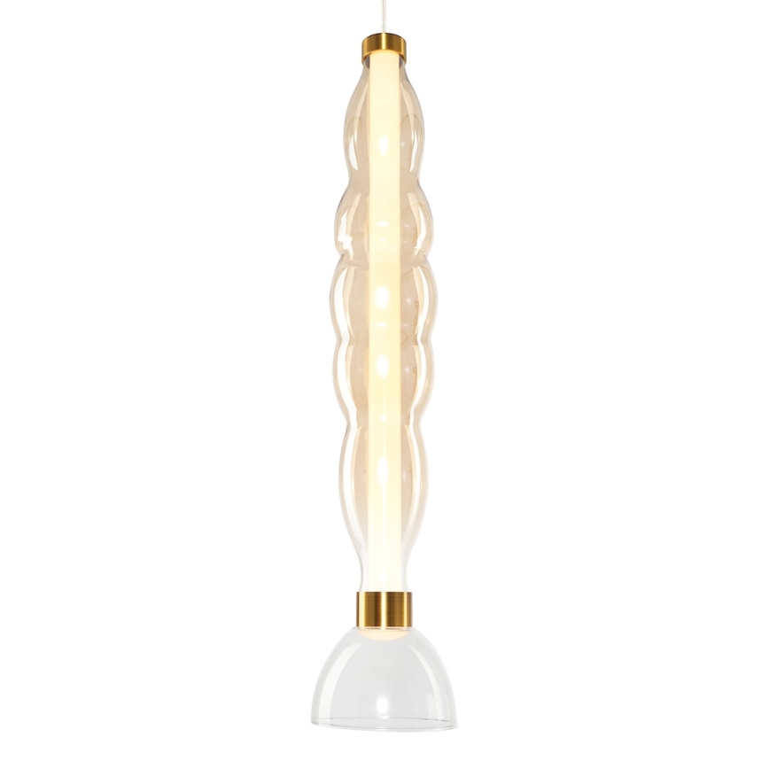 LED Luster na sajli LUCCO LED/18W/230V pr. 15 cm zlatna
