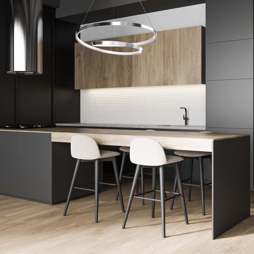 LED Luster na sajli LUCERO LED/48W/230V sjajni krom