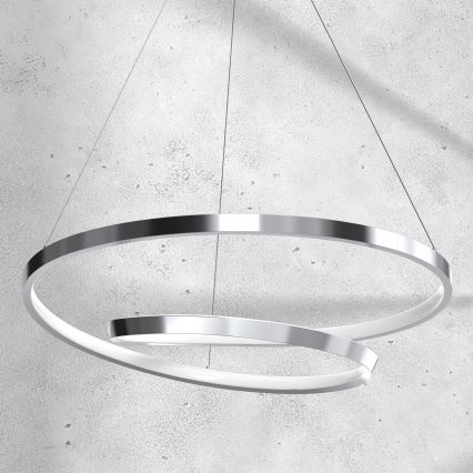 LED Luster na sajli LUCERO LED/48W/230V sjajni krom