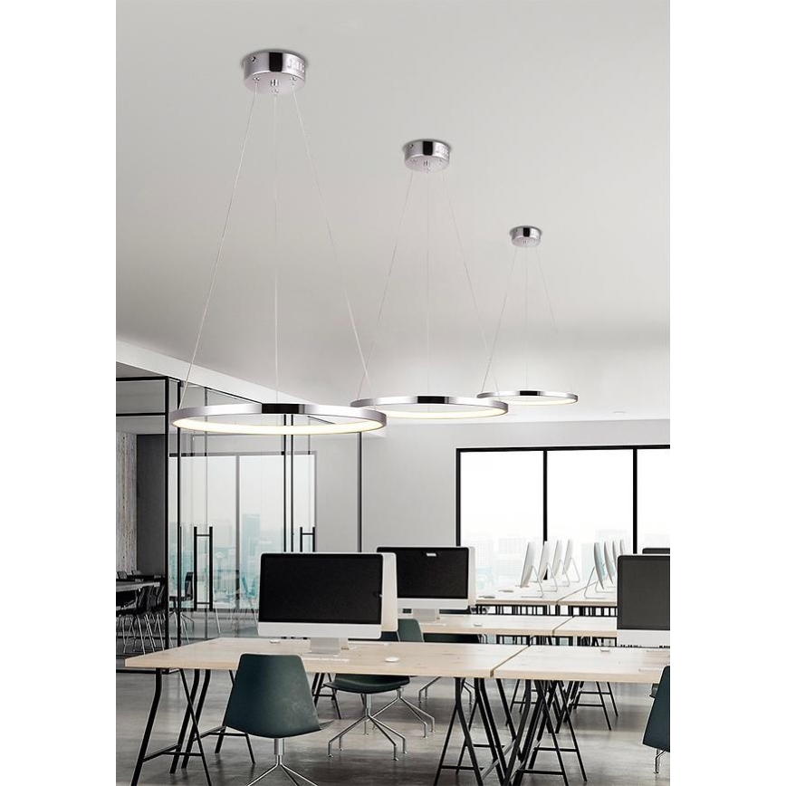 LED luster na sajli LUNE LED/25W/230V