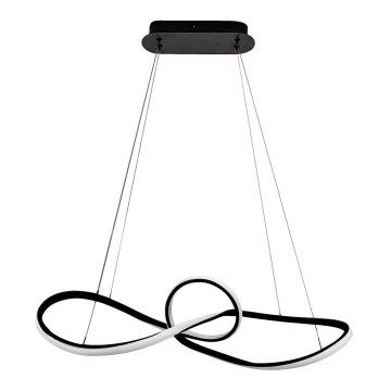 LED Luster na sajli MARCO LED/42W/230V crna