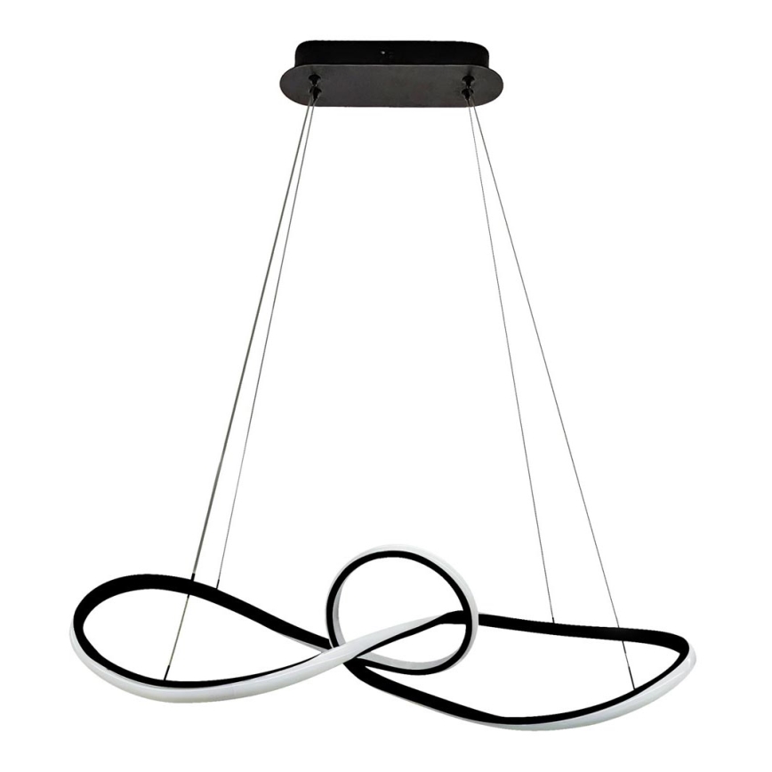 LED Luster na sajli MARCO LED/42W/230V crna