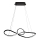 LED Luster na sajli MARCO LED/42W/230V crna