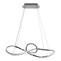 LED Luster na sajli MARCO LED/42W/230V sjajni krom