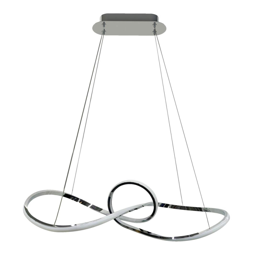 LED Luster na sajli MARCO LED/42W/230V sjajni krom