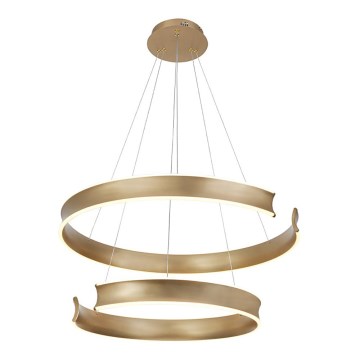 LED luster na sajli MARLEN LED/84W/230V zlatni
