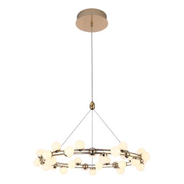 LED luster na sajli MARS LED/50W/230V 3000K zlatna