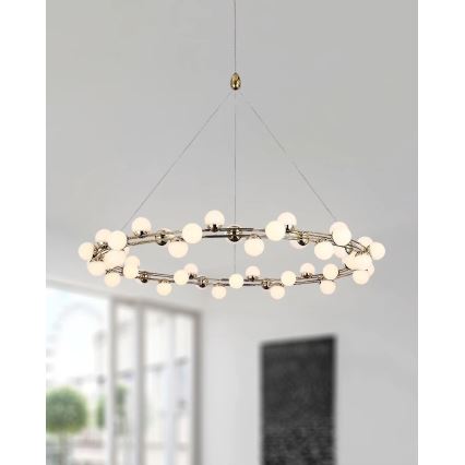 LED luster na sajli MARS LED/50W/230V 3000K zlatna
