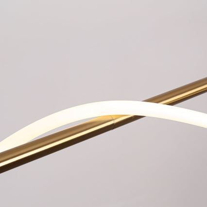 LED luster na sajli MELECA LED/24W/230V 3000/4000/6000K 100 cm zlatna