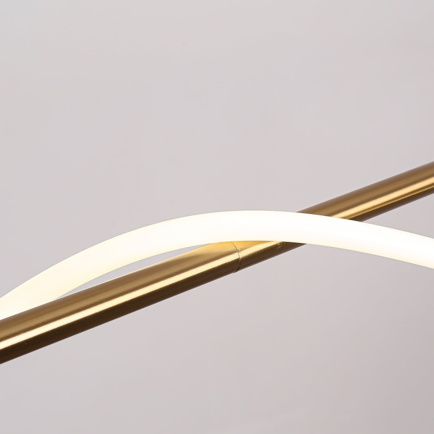 LED luster na sajli MELECA LED/24W/230V 3000/4000/6000K 100 cm zlatna