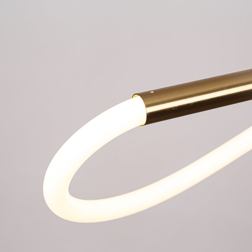 LED luster na sajli MELECA LED/24W/230V 3000/4000/6000K 100 cm zlatna