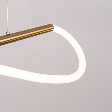 LED luster na sajli MELECA LED/24W/230V 3000/4000/6000K 100 cm zlatna