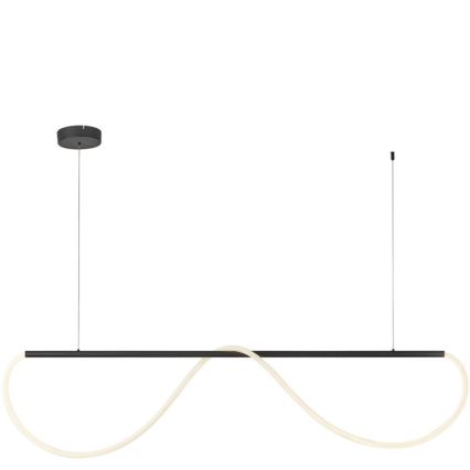 LED luster na sajli MELECA LED/36W/230V 3000/4000/6000K 160 cm crna