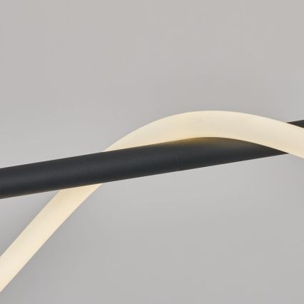 LED luster na sajli MELECA LED/36W/230V 3000/4000/6000K 160 cm crna