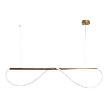 LED luster na sajli MELECA LED/36W/230V 3000/4000/6000K 160 cm zlatna
