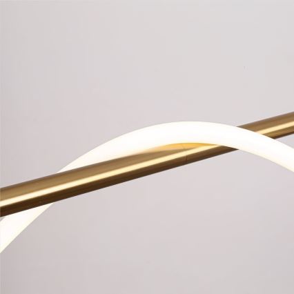 LED luster na sajli MELECA LED/36W/230V 3000/4000/6000K 160 cm zlatna