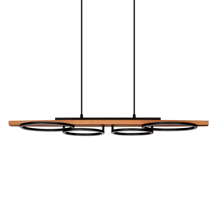 LED luster na sajli MELISA LED/35W/230V borovina