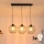 LED Luster na sajli MERCURE 3xE27/15W/230V