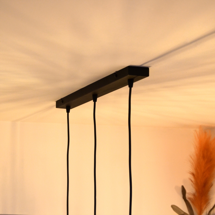 LED Luster na sajli MERCURE 3xE27/15W/230V