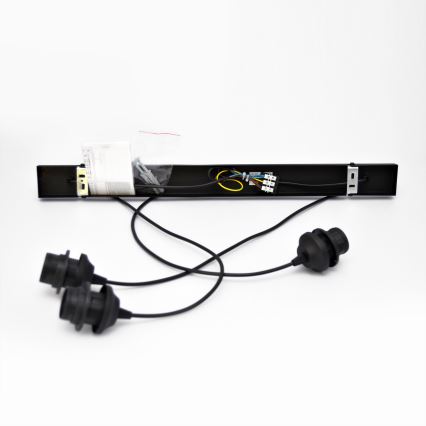 LED Luster na sajli MERCURE 3xE27/15W/230V