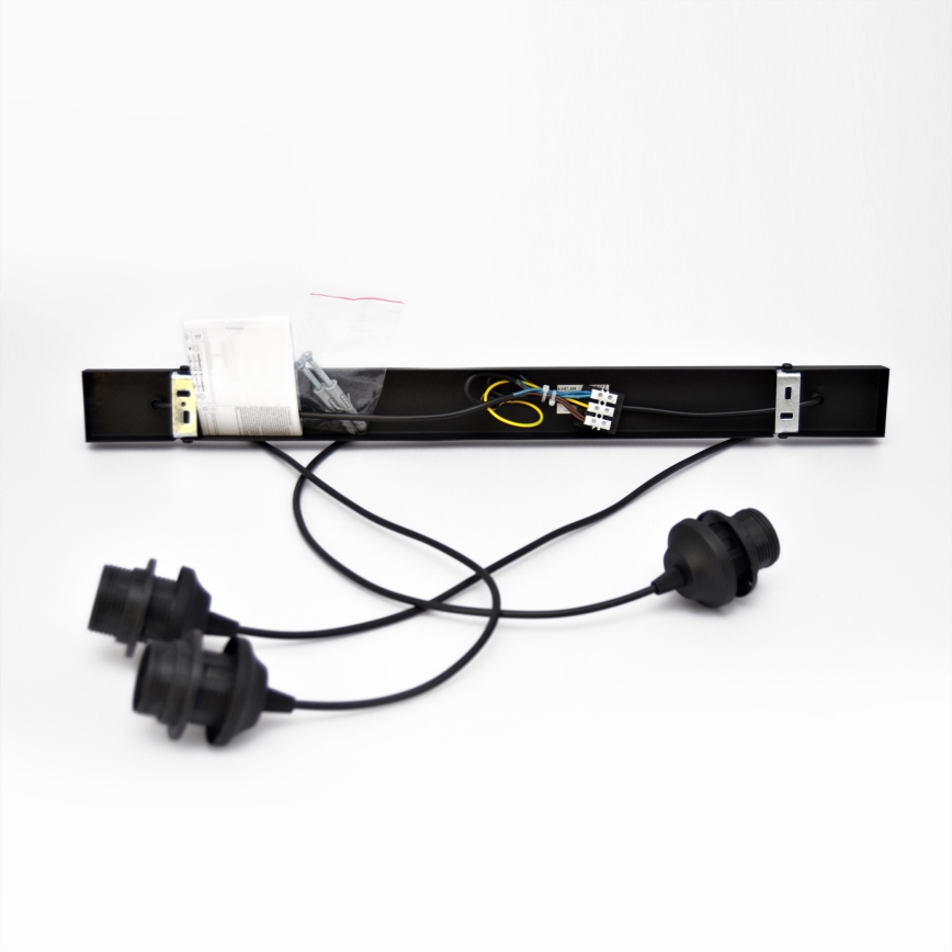 LED Luster na sajli MERCURE 3xE27/15W/230V