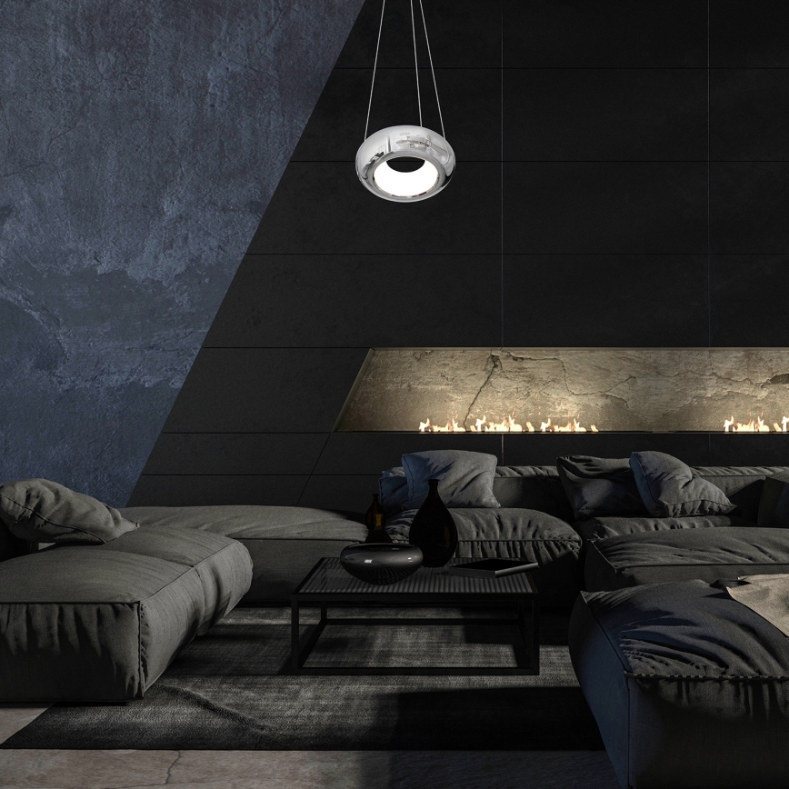 LED luster na sajli MERCURIO 1xLED/12W/230V