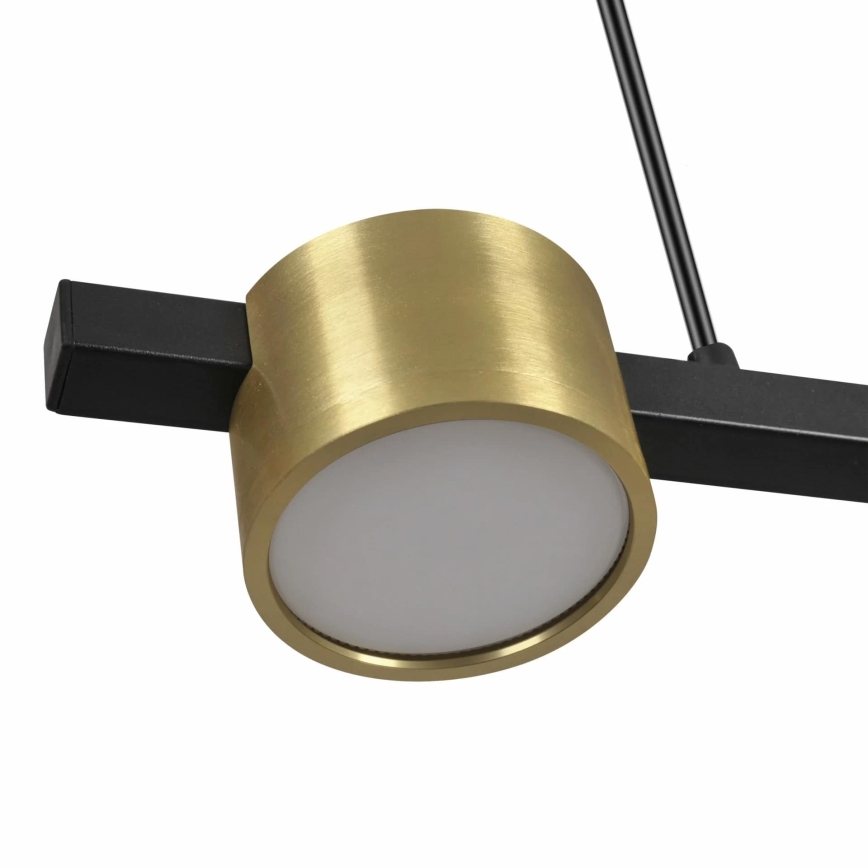 LED Luster na sajli MIRELLA 3xGX53/6W/230V zlatna/crna