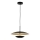LED luster na sajli MONICA LED/16W/230V crna/zlatna