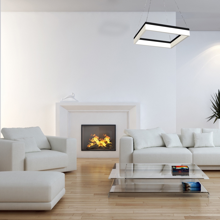LED Luster na sajli NERO 1xLED/32W/230V