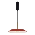 LED luster na sajli NUDO LED/11W/230V 3000/4000/6000K crvena
