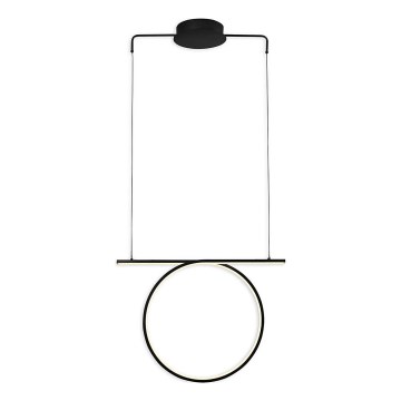 LED luster na sajli ODETTA LED/30W/230V 4000K crna