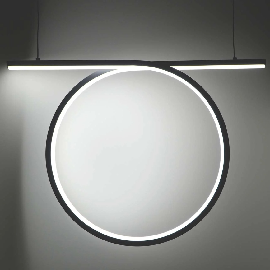 LED luster na sajli ODETTA LED/30W/230V 4000K crna