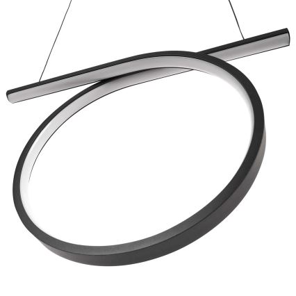 LED luster na sajli ODETTA LED/30W/230V 4000K crna