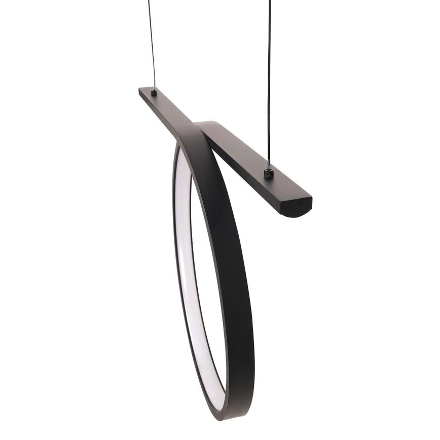 LED luster na sajli ODETTA LED/30W/230V 4000K crna