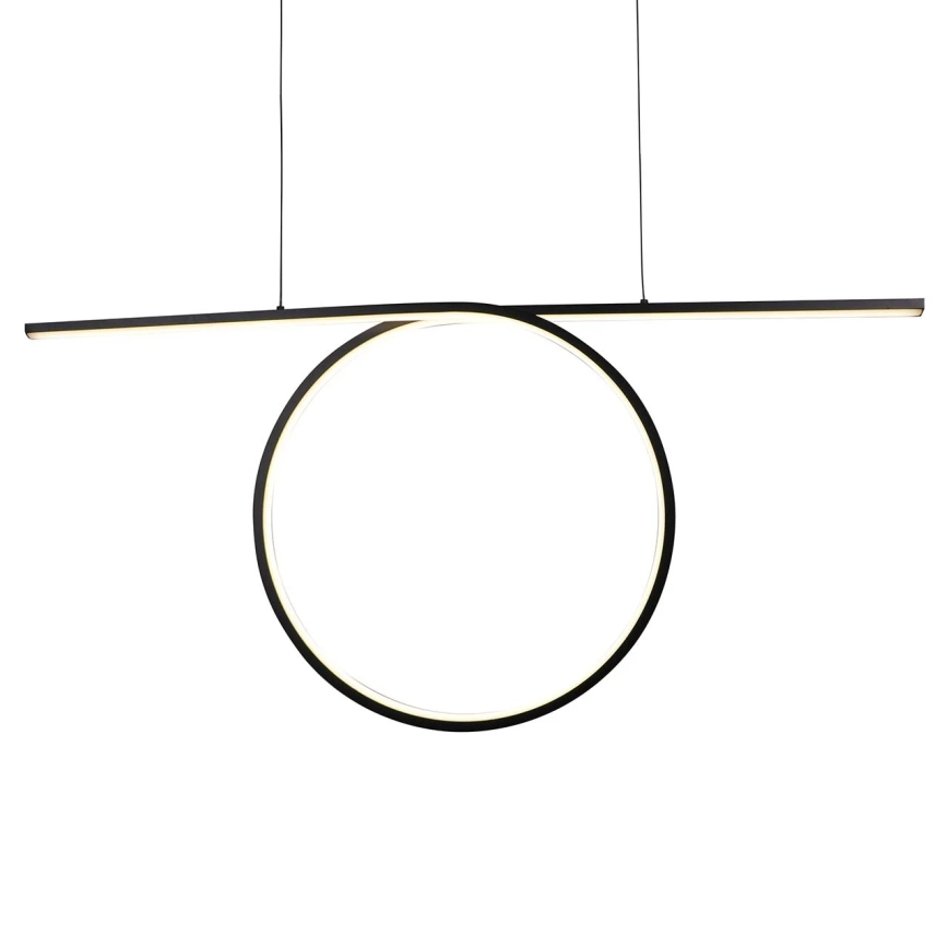 LED luster na sajli ODETTA LED/42W/230V 4000K crna