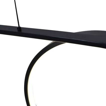 LED luster na sajli ODETTA LED/42W/230V 4000K crna