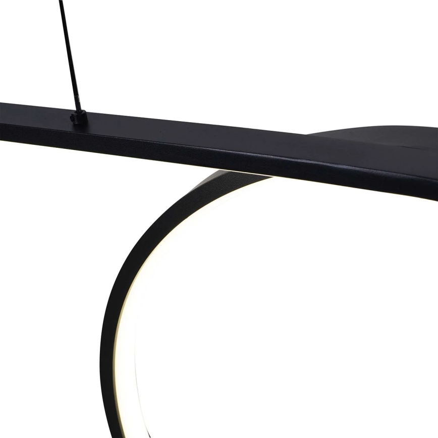 LED luster na sajli ODETTA LED/42W/230V 4000K crna