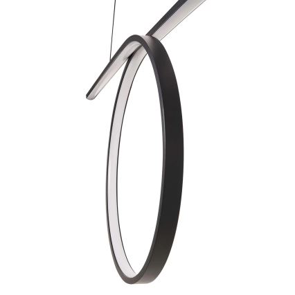 LED luster na sajli ODETTA LED/42W/230V 4000K crna